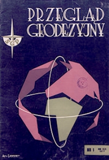 Przegląd Geodezyjny : czasopismo poświęcone miernictwu i zagadnieniom z nim związanym 1977 R. 49 nr 1-12