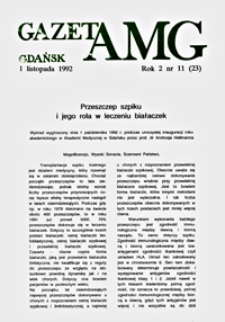GazetAMG, 1992, R. 2, nr 11