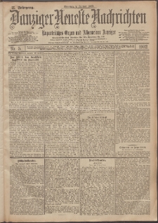 Danziger Neueste Nachrichten : unparteiisches Organ und allgemeiner Anzeiger 5/1902
