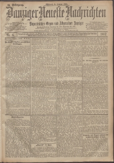 Danziger Neueste Nachrichten : unparteiisches Organ und allgemeiner Anzeiger 6/1902