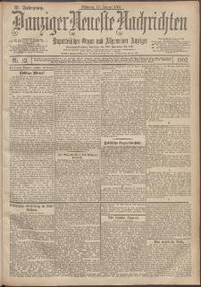 Danziger Neueste Nachrichten : unparteiisches Organ und allgemeiner Anzeiger 12/1902