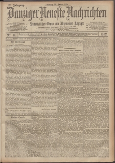 Danziger Neueste Nachrichten : unparteiisches Organ und allgemeiner Anzeiger 16/1902