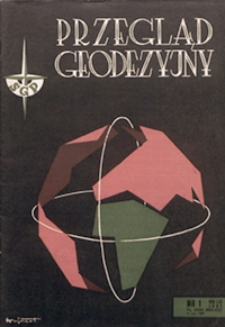 Przegląd Geodezyjny : czasopismo poświęcone miernictwu i zagadnieniom z nim związanym 1981 Vol. 53 no 1-12