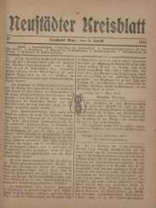 Neustadter Kreis - Blatt, nr.27, 1918