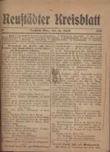 Neustadter Kreis - Blatt, nr.31, 1918