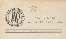 Zachodnia Agencja Prasowa, 1948 nr 66