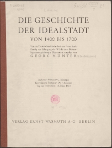 Die Geschichte der Idealstadt von 1400 bis 1700