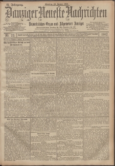 Danziger Neueste Nachrichten : unparteiisches Organ und allgemeiner Anzeiger 23/1902