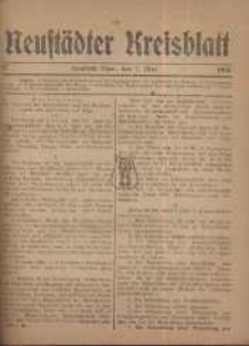 Neustadter Kreis - Blatt, nr.37, 1918