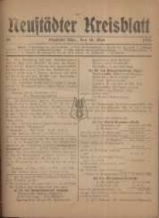 Neustadter Kreis - Blatt, nr.39 1918