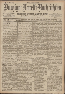 Danziger Neueste Nachrichten : unparteiisches Organ und allgemeiner Anzeiger 32/1902