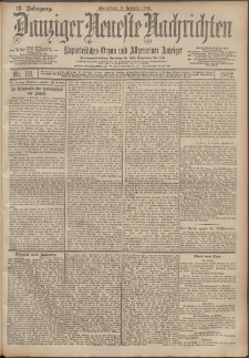 Danziger Neueste Nachrichten : unparteiisches Organ und allgemeiner Anzeiger 33/1902