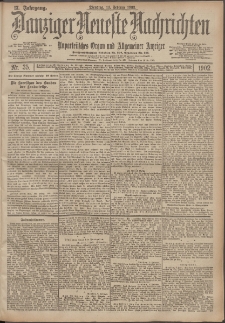 Danziger Neueste Nachrichten : unparteiisches Organ und allgemeiner Anzeiger 35/1902