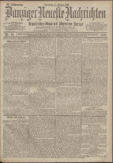 Danziger Neueste Nachrichten : unparteiisches Organ und allgemeiner Anzeiger 39/1902