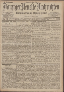 Danziger Neueste Nachrichten : unparteiisches Organ und allgemeiner Anzeiger 52/1902