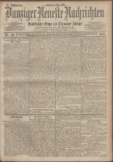Danziger Neueste Nachrichten : unparteiisches Organ und allgemeiner Anzeiger 56/1902