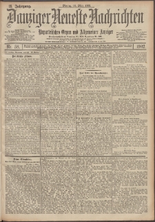 Danziger Neueste Nachrichten : unparteiisches Organ und allgemeiner Anzeiger 58/1902