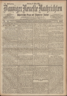 Danziger Neueste Nachrichten : unparteiisches Organ und allgemeiner Anzeiger 59/1902