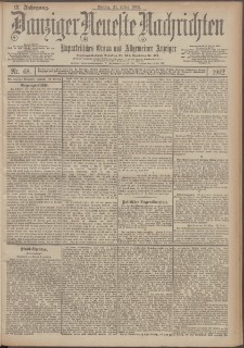 Danziger Neueste Nachrichten : unparteiisches Organ und allgemeiner Anzeiger 68/1902