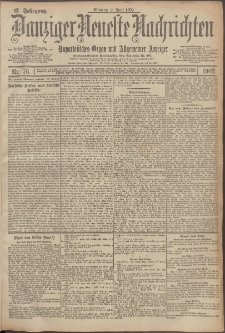 Danziger Neueste Nachrichten : unparteiisches Organ und allgemeiner Anzeiger 76/1902