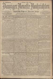 Danziger Neueste Nachrichten : unparteiisches Organ und allgemeiner Anzeiger 80/1902