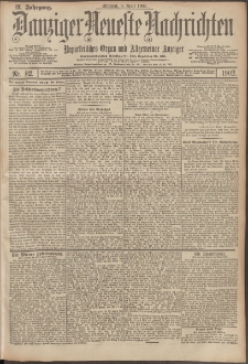 Danziger Neueste Nachrichten : unparteiisches Organ und allgemeiner Anzeiger 82/1902
