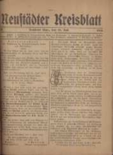 Neustadter Kreis - Blatt, nr.58, 1918