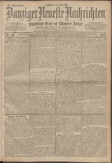Danziger Neueste Nachrichten : unparteiisches Organ und allgemeiner Anzeiger 83/1902