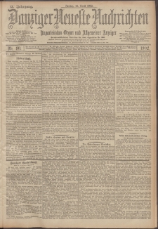 Danziger Neueste Nachrichten : unparteiisches Organ und allgemeiner Anzeiger 90/1902