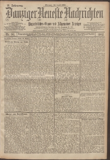 Danziger Neueste Nachrichten : unparteiisches Organ und allgemeiner Anzeiger 94/1902
