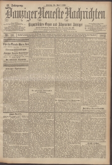 Danziger Neueste Nachrichten : unparteiisches Organ und allgemeiner Anzeiger 96/1902