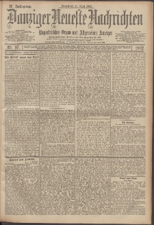 Danziger Neueste Nachrichten : unparteiisches Organ und allgemeiner Anzeiger 97/1902