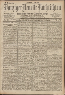 Danziger Neueste Nachrichten : unparteiisches Organ und allgemeiner Anzeiger 101/1902