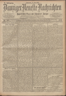 Danziger Neueste Nachrichten : unparteiisches Organ und allgemeiner Anzeiger 108/1902