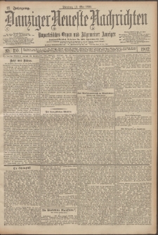 Danziger Neueste Nachrichten : unparteiisches Organ und allgemeiner Anzeiger 110/1902