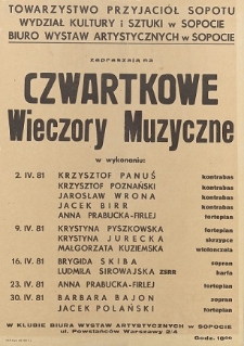 Czwartkowe wieczory muzyczne