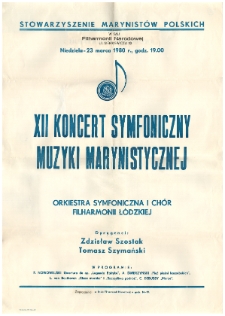 XII Koncert Symfoniczny Muzyki Marynistycznej