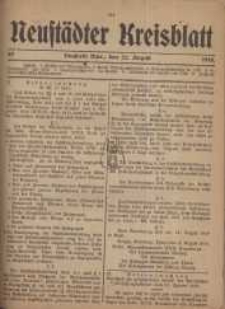 Neustadter Kreis - Blatt, nr.69, 1918