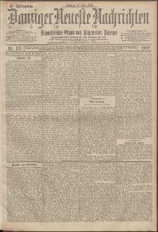 Danziger Neueste Nachrichten : unparteiisches Organ und allgemeiner Anzeiger 113/1902