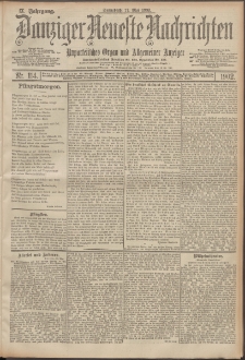 Danziger Neueste Nachrichten : unparteiisches Organ und allgemeiner Anzeiger 114/1902