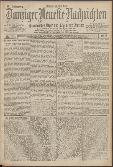 Danziger Neueste Nachrichten : unparteiisches Organ und allgemeiner Anzeiger 226/1902