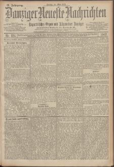 Danziger Neueste Nachrichten : unparteiisches Organ und allgemeiner Anzeiger 124/1902