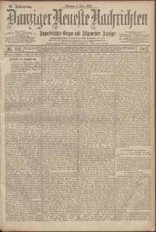 Danziger Neueste Nachrichten : unparteiisches Organ und allgemeiner Anzeiger 126/1902
