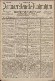 Danziger Neueste Nachrichten : unparteiisches Organ und allgemeiner Anzeiger 127/1902