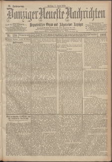 Danziger Neueste Nachrichten : unparteiisches Organ und allgemeiner Anzeiger 130/1902