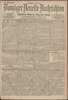 Danziger Neueste Nachrichten : unparteiisches Organ und allgemeiner Anzeiger 131/1902