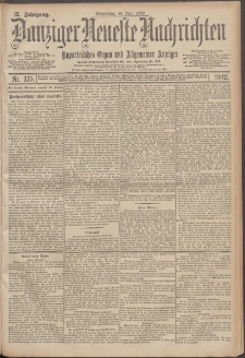 Danziger Neueste Nachrichten : unparteiisches Organ und allgemeiner Anzeiger 135/1902