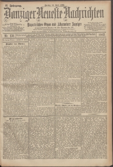 Danziger Neueste Nachrichten : unparteiisches Organ und allgemeiner Anzeiger 136/1902
