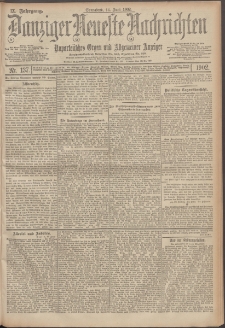 Danziger Neueste Nachrichten : unparteiisches Organ und allgemeiner Anzeiger 137/1902