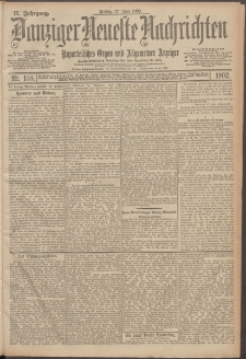 Danziger Neueste Nachrichten : unparteiisches Organ und allgemeiner Anzeiger 148/1902